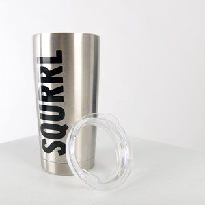 Logo Tumbler w/ Lid - Black